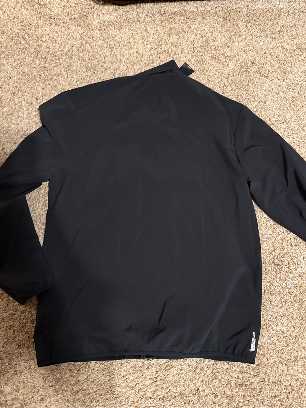 adidas Black Lightweight Full-Zip Shirt Jacket - Picture 4 of 4